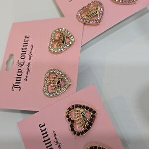 Juicy Couture Crown Heart Stud Earrings 💗